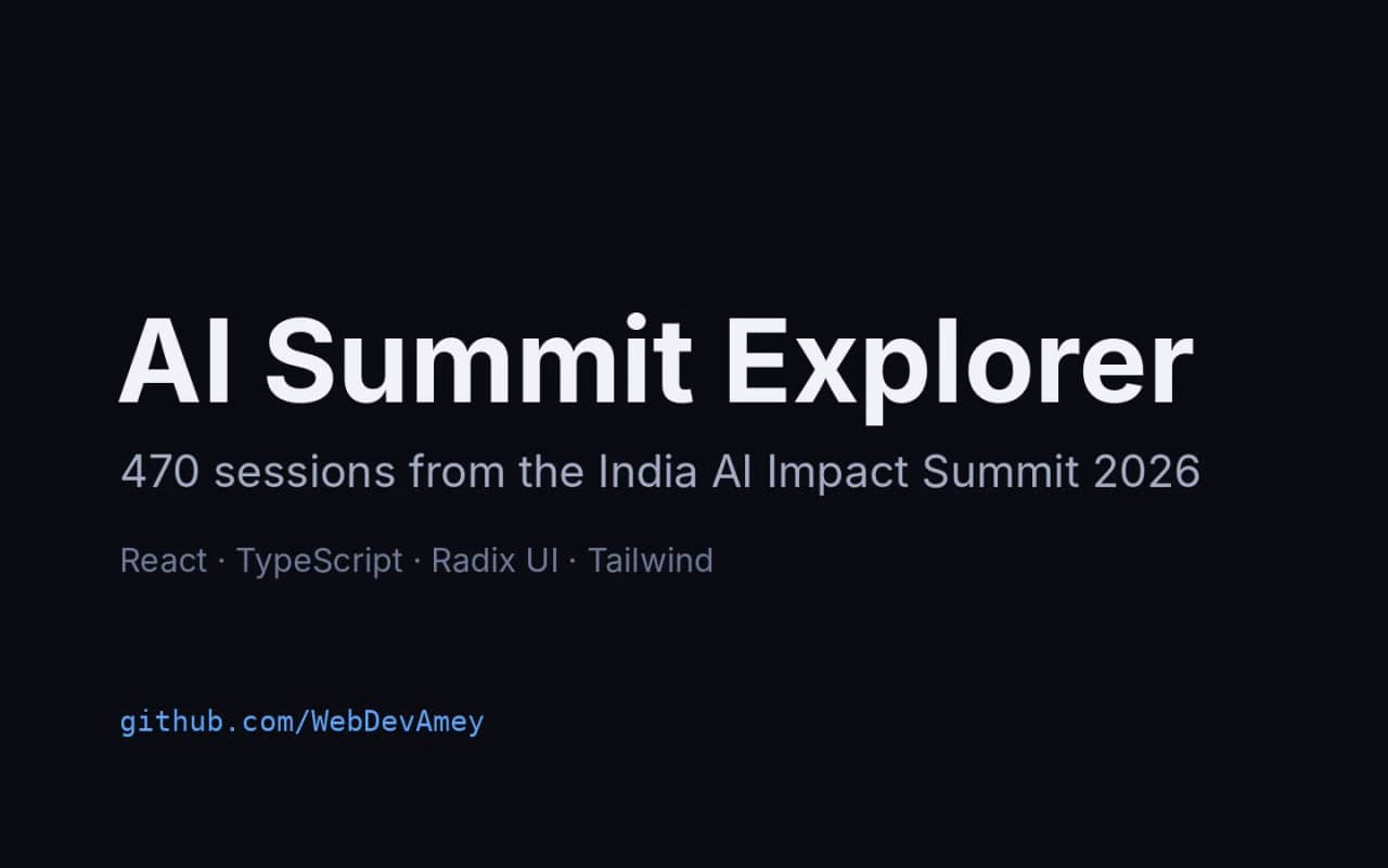 AI Summit Explorer: Cover