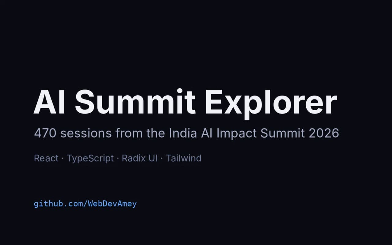AI Summit Explorer: Cover