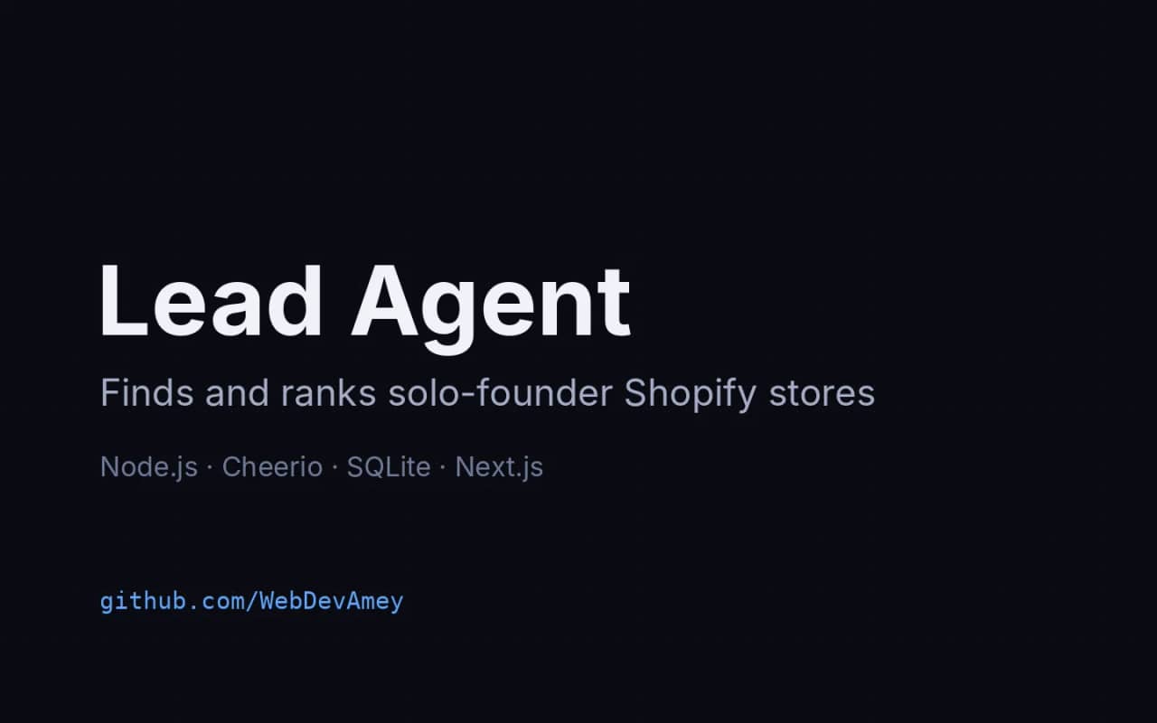 Lead Agent: Cover